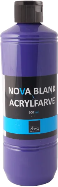 Nova kiiltävä akryylimaali 500 ml. Lila