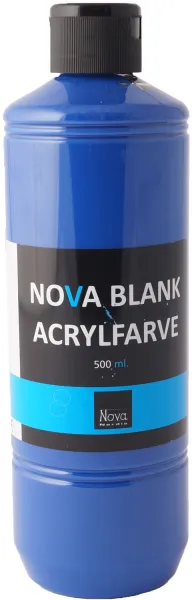 Nova kirkas akryylimaali 500 ml. Sininen