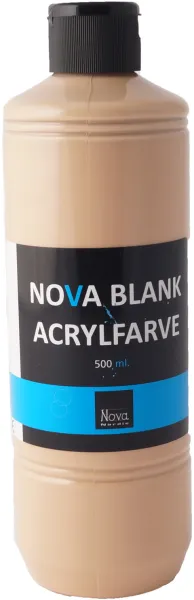 Nova kiiltävä akryylimaali 500 ml. Iho/Beige